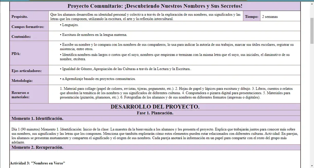 Planeaciones de preescolar