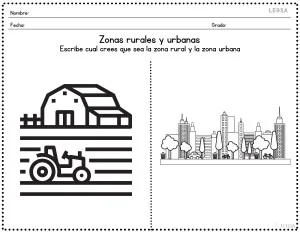 Zonas Rurales y Urbanas..